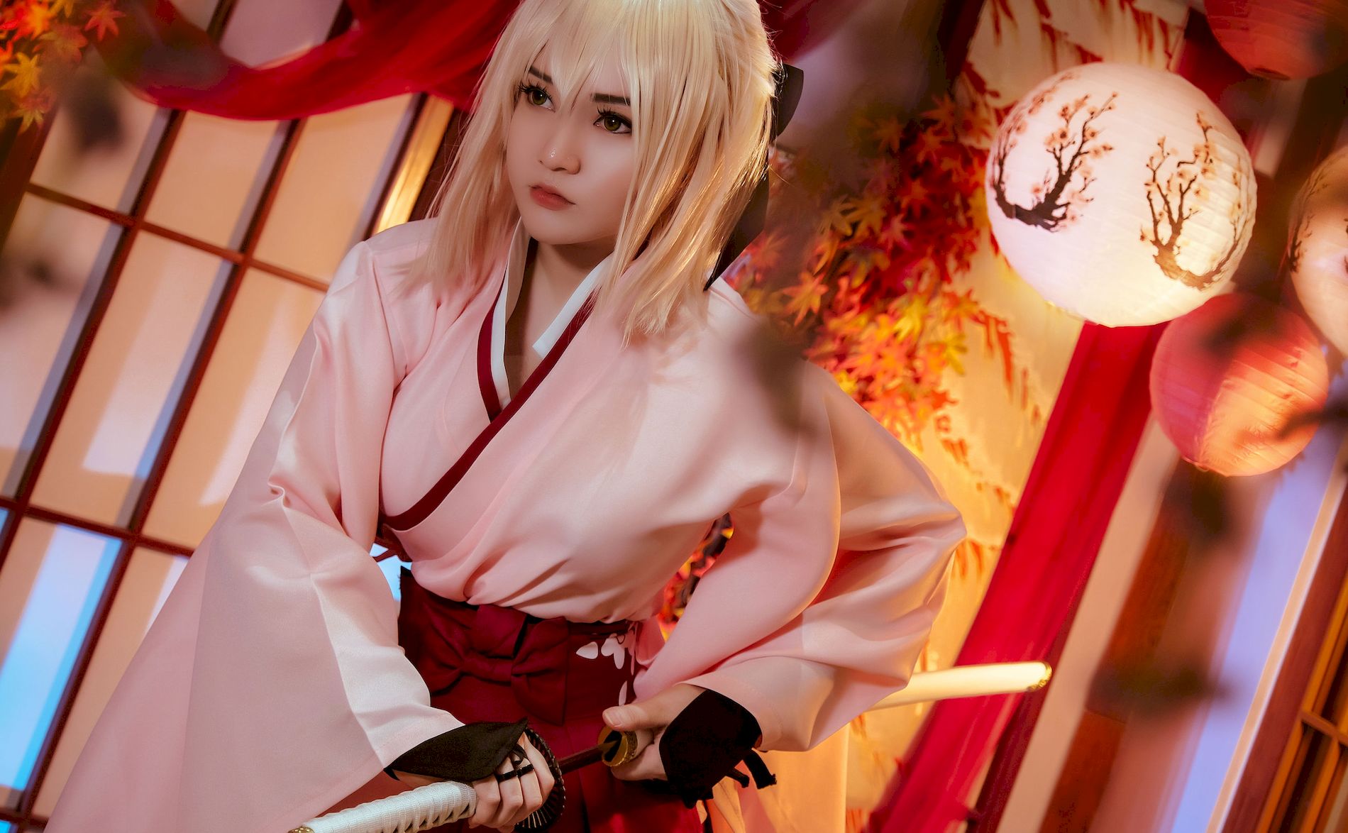 Potato Souji Saber Okita ģ ߾ϸͼ Sakura coserд CoserƯС Godzilla P.1 